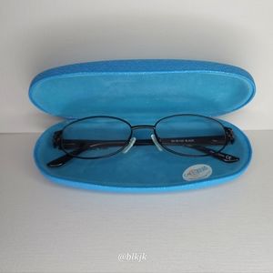 Women's Structure 100 Black Metal Prescription Eyeglass Frames *Size 53 16 140*